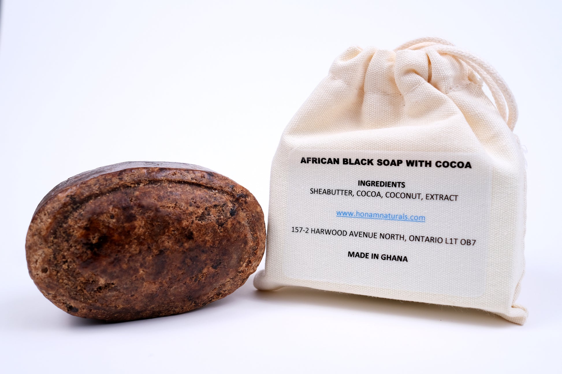 African Black soap  with Cocoa